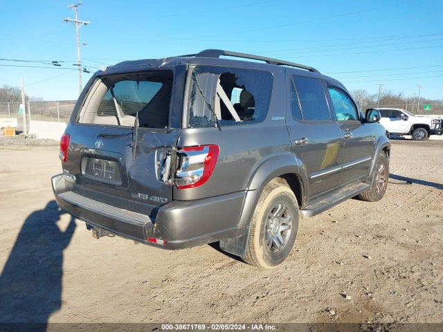 2007 TOYOTA SEQUOIA LIMITED V8 VIN: 5TDBT48A17S284394