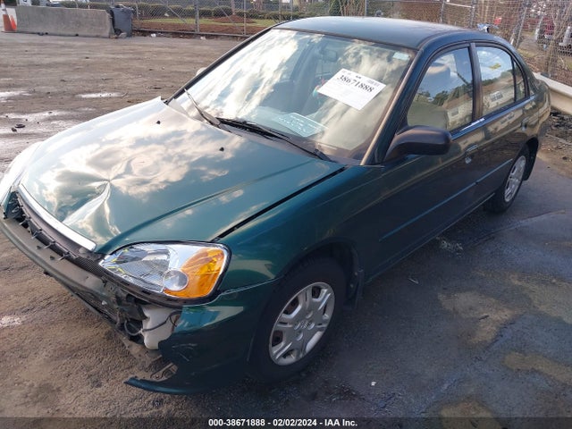 2002 HONDA CIVIC LX VIN: 1HGES16522L061152