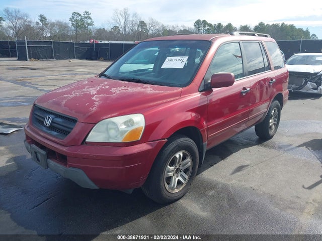 2003 HONDA PILOT EX VIN: 2HKYF18443H515704