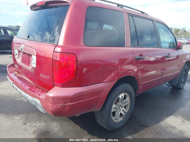 2003 HONDA PILOT EX VIN: 2HKYF18443H515704