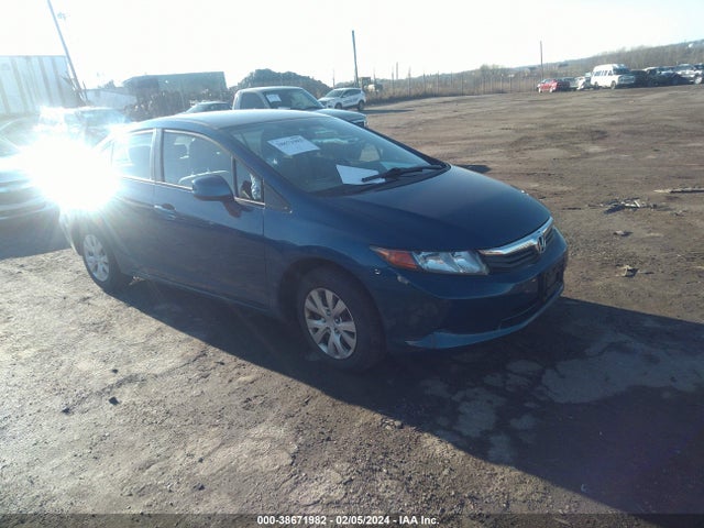 2012 HONDA CIVIC LX VIN: 19XFB2F51CE018151