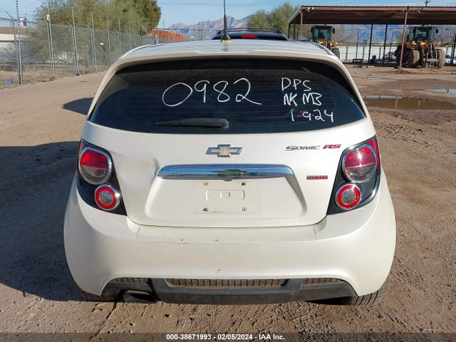 Chevrolet Sonic Rs Auto 2014 1G1JG6SB9E4240982 Image 16