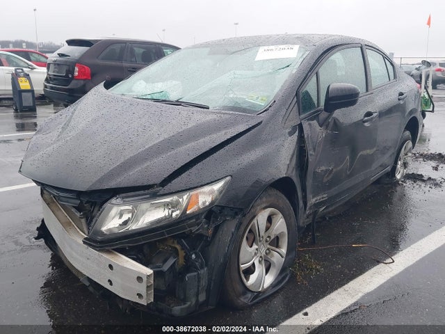 Honda Civic Lx 2014 2HGFB2F50EH539273 Image 2