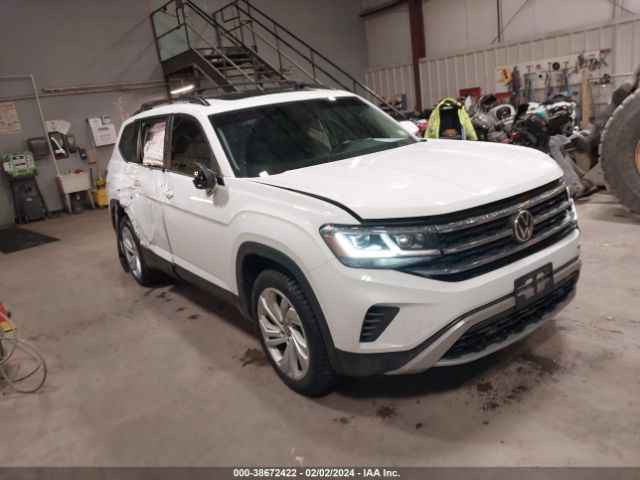 Auction sale of the 2021 Volkswagen Atlas 3.6l V6 Se W/technology, vin: 1V2KR2CA3MC532988, lot number: 38672422