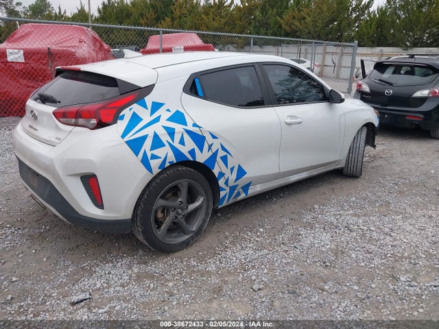 2019 HYUNDAI VELOSTER 2.0 VIN: KMHTG6AFXKU013862
