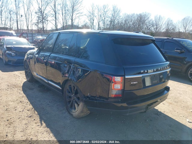 2016 LAND ROVER RANGE ROVER 3.0L V6 TURBOCHARGED DIESEL HSE TD6 VIN: SALGS2KF0GA265732
