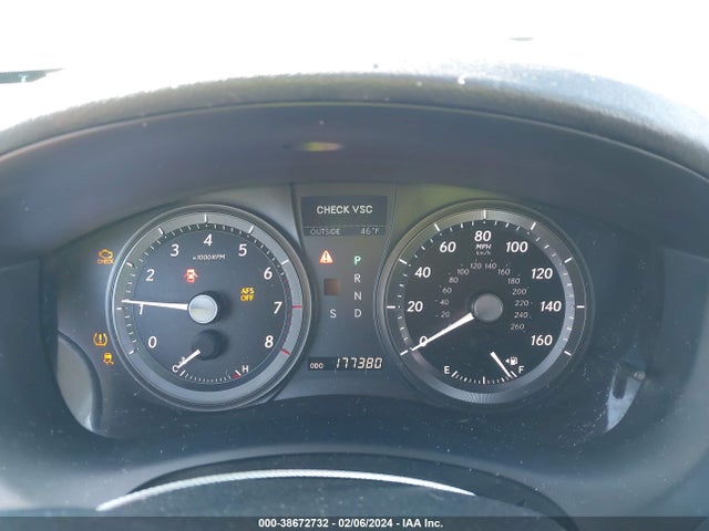 2007 LEXUS ES 350 VIN: JTHBJ46G672141038