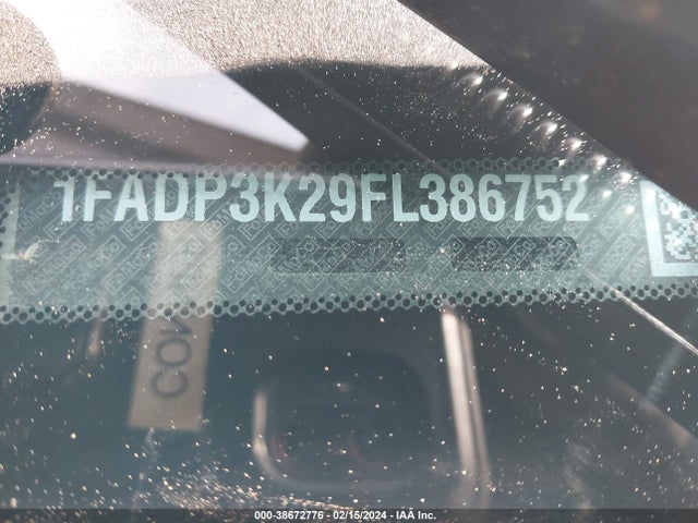 Ford FOCUS SE 2015 1FADP3K29FL386752 Image 9