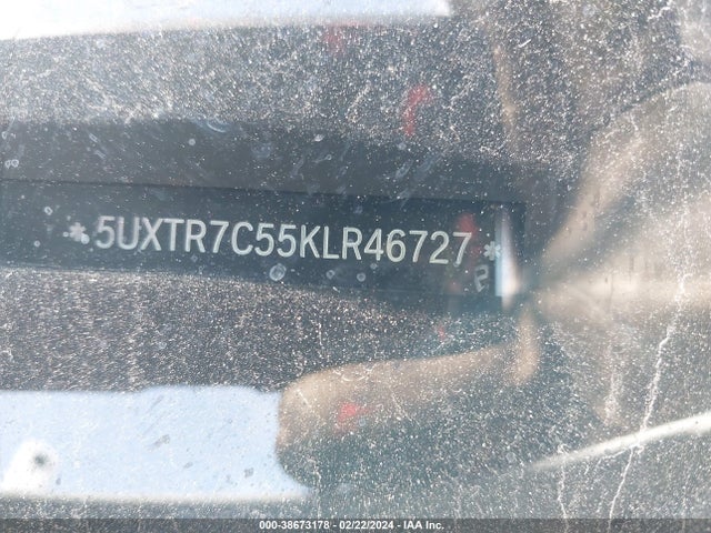 BMW X3 Sdrive30i 2019 5UXTR7C55KLR46727 Image 9