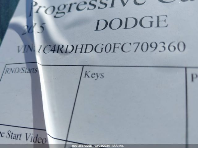 1C4RDHDG0FC709360 Dodge DURANGO LIMITED