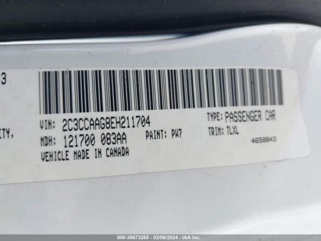 2C3CCAAG8EH211704 Chrysler 300