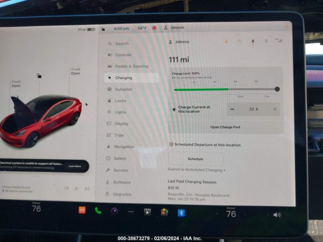 5YJ3E1EA1LF803699 Tesla MODEL 3
