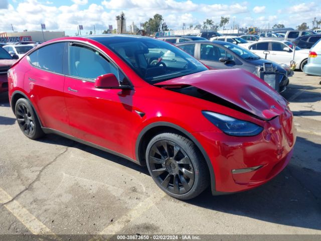 Auction sale of the 2023 Tesla Model Y Awd/long Range Dual Motor All-wheel Drive, vin: 7SAYGDEE0PF949962, lot number: 38673650