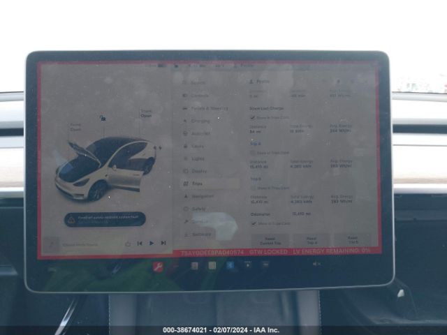 7SAYGDEE8PA040574 Tesla Model Y Awd/long Range Dual Motor All-wheel Drive