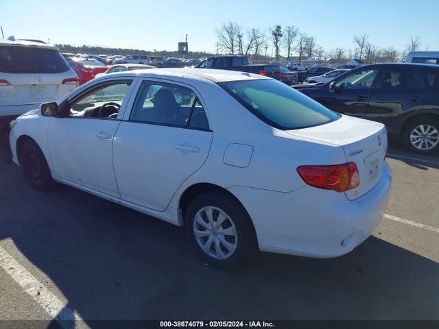 2009 TOYOTA COROLLA LE VIN: 2T1BU40E09C182012