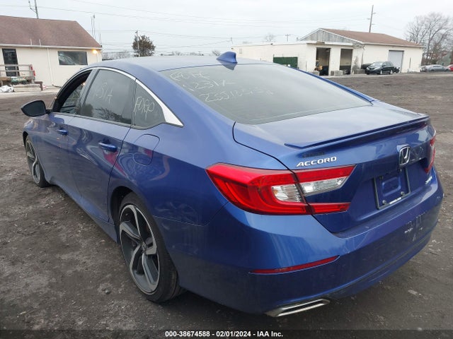 Продажа на аукционе авто 2020 Honda Accord Sport, vin: 1HGCV1F3XLA148257, номер лота: 38674588