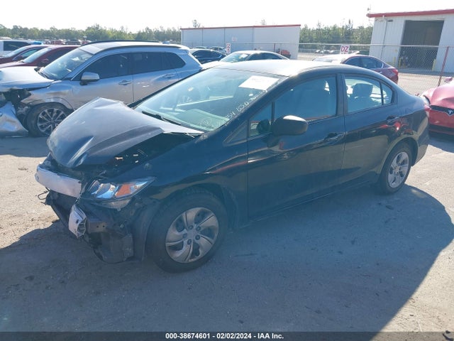 Honda Civic Lx 2014 2HGFB2F53EH533354 Image 2