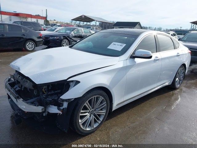 Genesis G80 3.8 2018 KMHGN4JE1JU235689 Image 2
