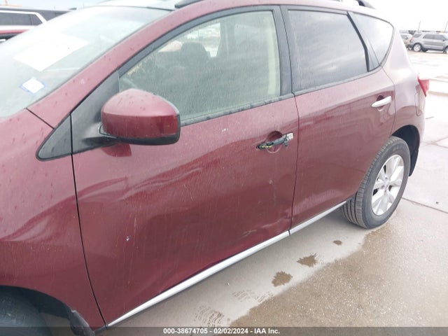 2012 NISSAN MURANO SV VIN: JN8AZ1MU1CW121266