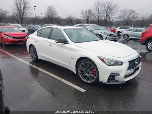 38674763 :رقم المزاد ، JN1FV7AR9LM660703 vin ، 2020 Infiniti Q50 Red Sport 400 Awd مزاد بيع