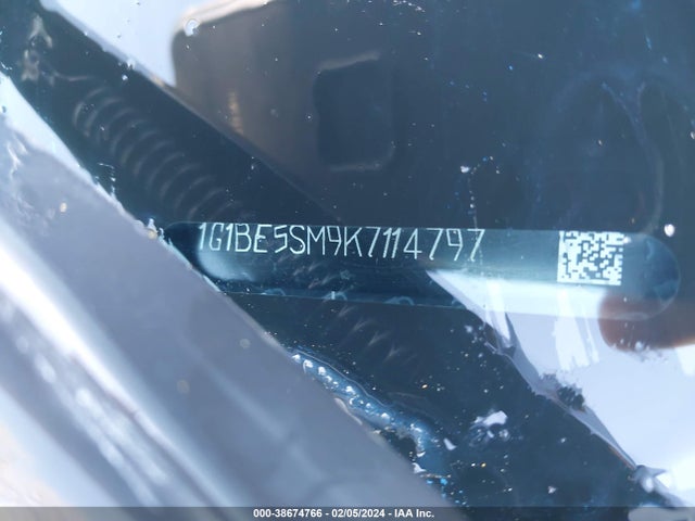 Chevrolet CRUZE LT 2019 1G1BE5SM9K7114797 Image 9
