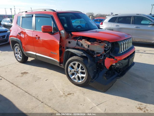 Продажа на аукционе авто 2017 Jeep Renegade Latitude 4x4, vin: ZACCJBBBXHPG34409, номер лота: 38674914