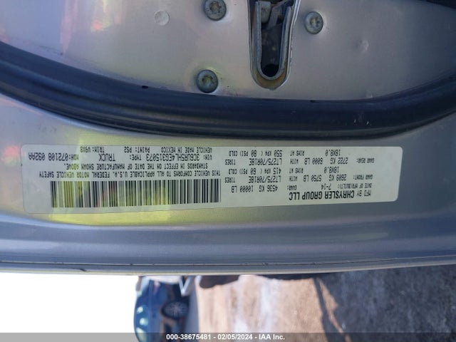 RAM 2500 Tradesman 2014 3C6UR5HL4EG315073 Image 9