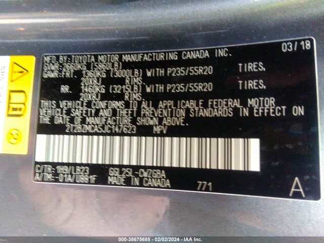 Lexus RX 350 2018 2T2BZMCA5JC147623 Image 9