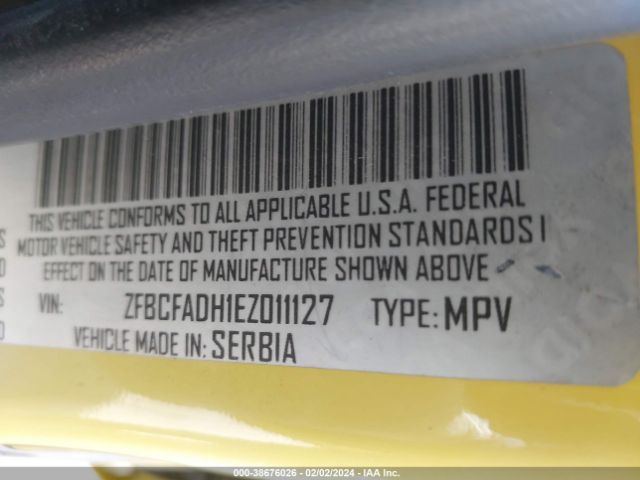 ZFBCFADH1EZ011127 Fiat 500L TREKKING