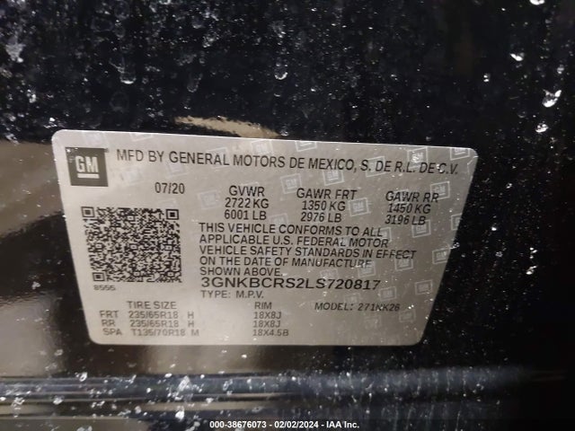 Chevrolet Blazer Fwd 2lt 2020 3GNKBCRS2LS720817 Image 9