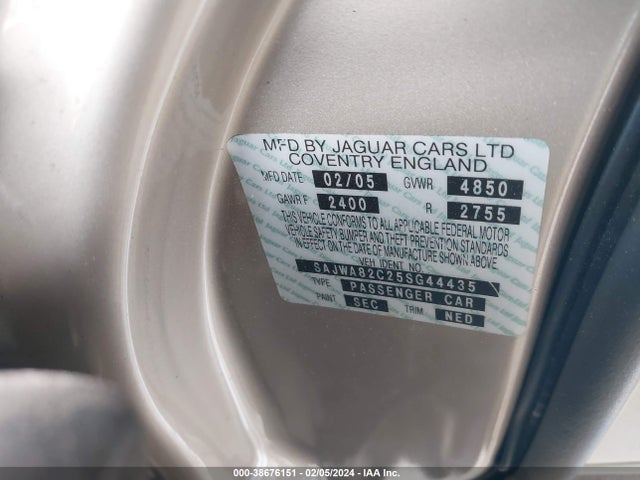 2005 JAGUAR XJ SAJWA82C25SG44435 Photo 8