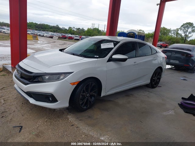 Honda Civic Sport 2020 2HGFC2F8XLH572155 Image 2