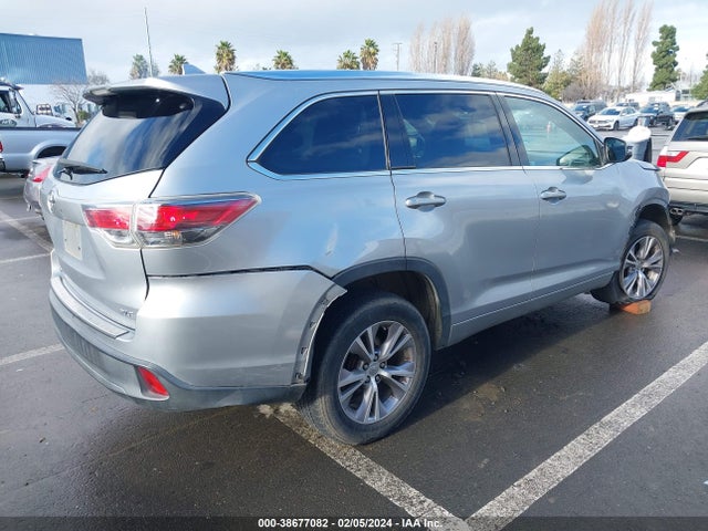 2015 TOYOTA HIGHLANDER XLE V6 VIN: 5TDKKRFH0FS113330