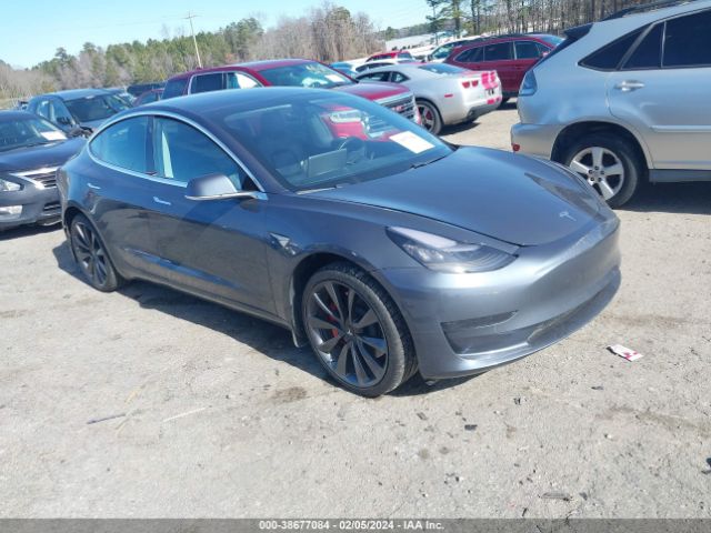 2020 Tesla Model 3 Performance Dual Motor All-wheel Drive მანქანა იყიდება აუქციონზე, vin: 5YJ3E1EC6LF646902, აუქციონის ნომერი: 38677084