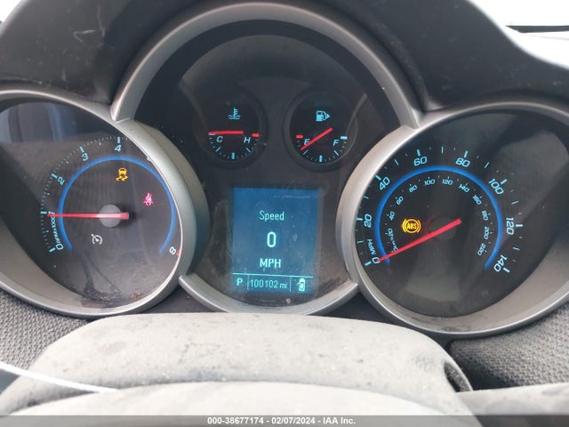 2012 CHEVROLET CRUZE 1LT VIN: 1G1PF5SC3C7319690