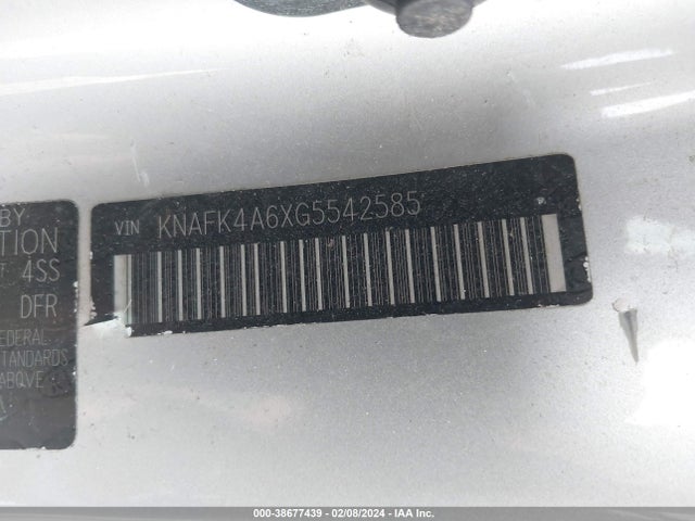 KIA FORTE LX 2016 KNAFK4A6XG5542585 Image 9