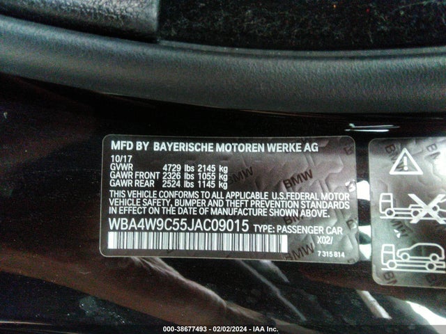BMW 440i Xdrive 2018 WBA4W9C55JAC09015 Image 9