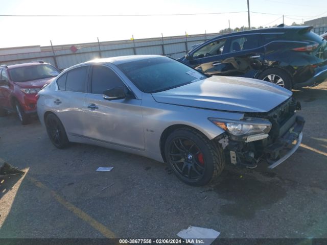 Auction sale of the 2018 Infiniti Q50 3.0t Red Sport 400, vin: JN1FV7AR8JM481422, lot number: 38677558