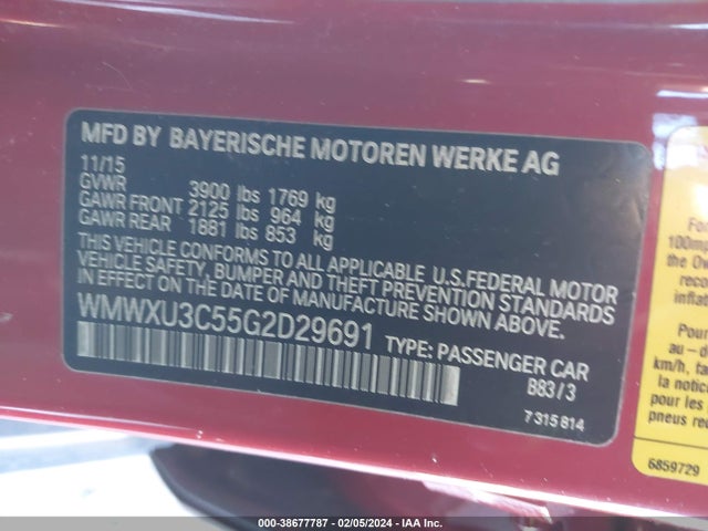 2016 MINI HARDTOP WMWXU3C55G2D29691 Photo 8