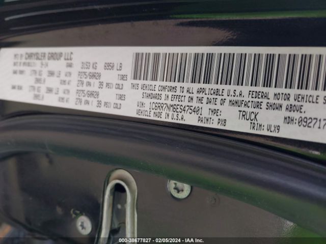 1C6RR7NM6ES475401 RAM 1500 Laramie