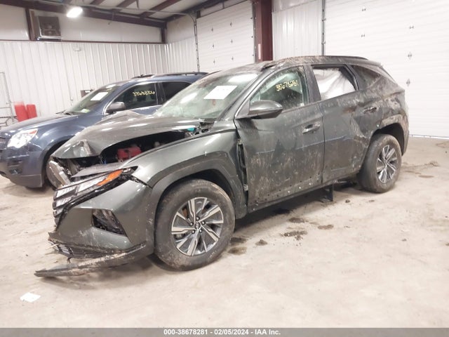 KM8JBCA15NU070161 Hyundai Tucson Hybrid Blue