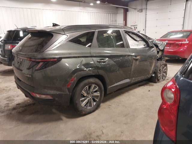 KM8JBCA15NU070161 Hyundai Tucson Hybrid Blue