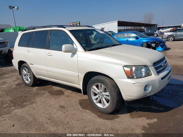 2006 TOYOTA HIGHLANDER HYBRID LIMITED V6 VIN: JTEDW21A560016167