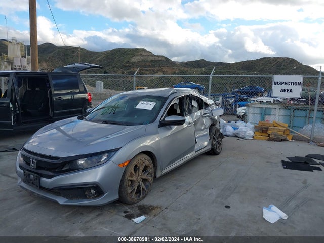 Honda Civic Sport 2019 2HGFC2F87KH542951 Image 2