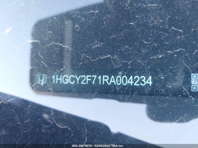 1HGCY2F71RA004234 Honda Accord Hybrid Sport-l