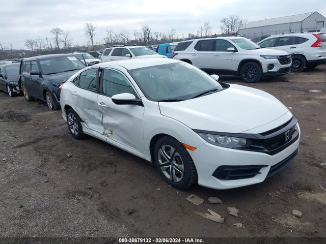 Honda Civic Lx 2018 2HGFC2F52JH507383 Image 1