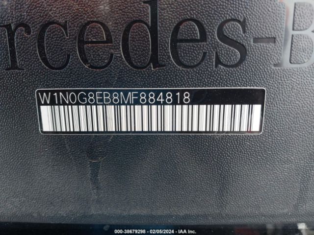 W1N0G8EB8MF884818 Mercedes-Benz Glc 300 4matic Suv
