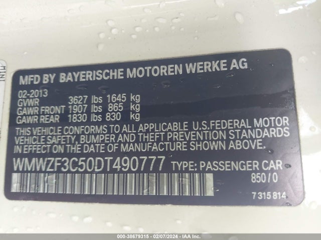 2013 MINI CLUBMAN WMWZF3C50DT490777 Photo 8