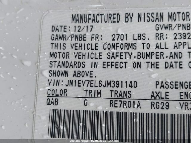 2018 INFINITI Q60 JN1EV7EL6JM391140 Photo 8