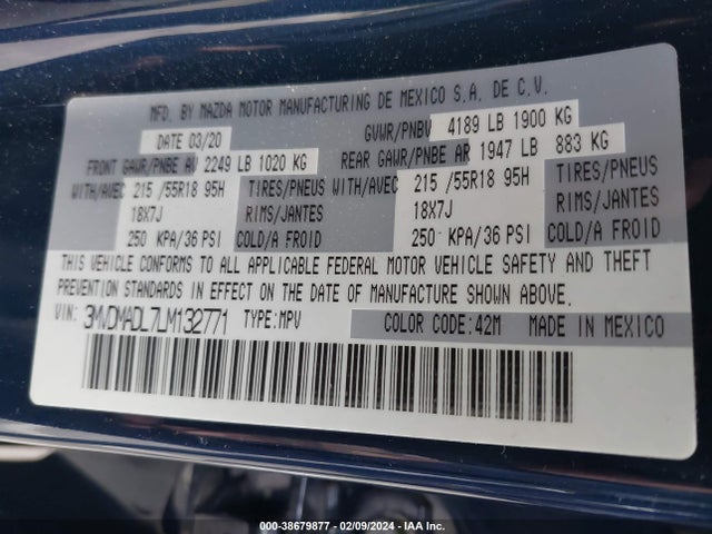 Mazda Cx-30 Preferred Package 2020 3MVDMADL7LM132771 Image 9